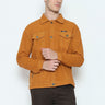 Jaket Jeans Coklat Mahogni SPDP3