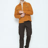 Jaket Jeans Coklat Mahogni SPDP3