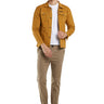 Jaket Jeans Coklat Mahogni SPDP2